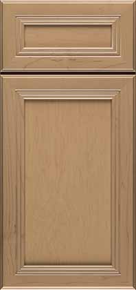Delry Door in Maple with Desert Stain
